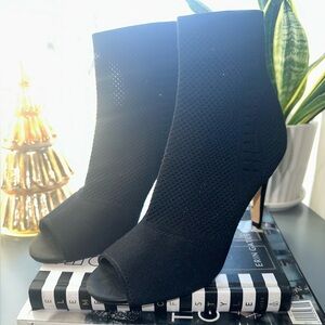 Express open toe booties